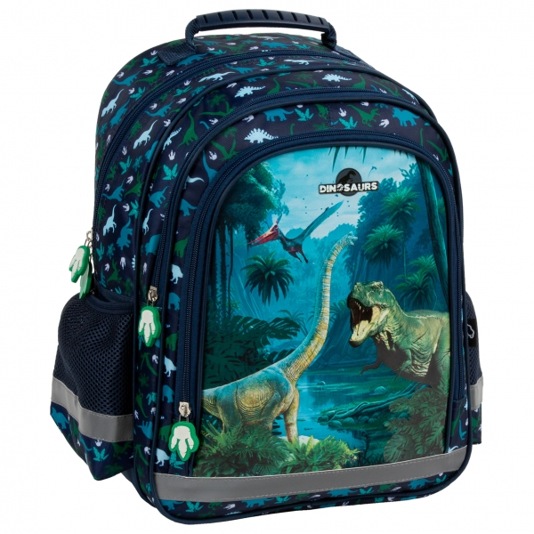 Dinosaurier-Dino-T-Rex-Rucksack-Schulrucksack-Tasche-Schulranzen